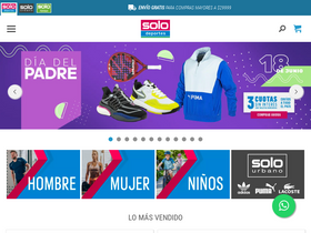 'solodeportes.com.ar' screenshot