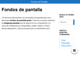 'solofondos.com' screenshot