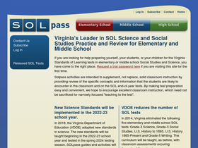 'solpass.org' screenshot