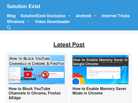 'solutionexist.com' screenshot