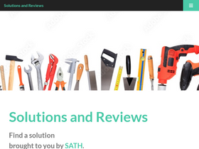 'solutionsandreviews.com' screenshot