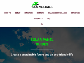 'solvoltaics.com' screenshot