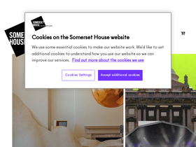 'somersethouse.org.uk' screenshot