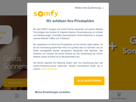 'somfy.de' screenshot