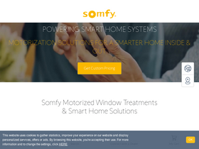 'somfysystems.com' screenshot