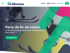 'sommets.com' screenshot
