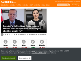 'sondakika.com' screenshot