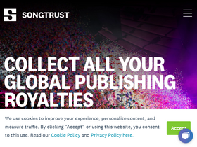 'songtrust.com' screenshot