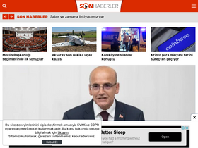 'sonhaberler.com' screenshot