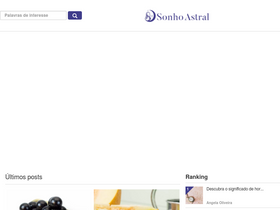 'sonhoastral.com' screenshot
