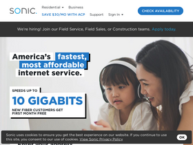 'sonic.com' screenshot