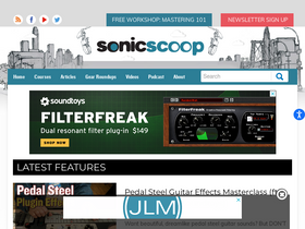 'sonicscoop.com' screenshot