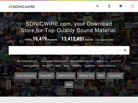 'sonicwire.com' screenshot