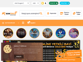 'sonteklif.com' screenshot