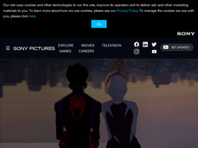 'sonypictures.com' screenshot