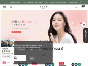 'soomlab-korea.com' screenshot