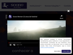'sooro.com.br' screenshot