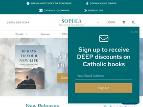 'sophiainstitute.com' screenshot