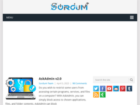 'sordum.org' screenshot