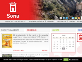 'soria.es' screenshot