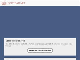 'sortear.net' screenshot