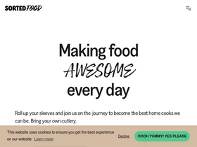 'sortedfood.com' screenshot