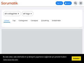 'sorumatik.co' screenshot