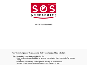 'sos-accessoire.com' screenshot