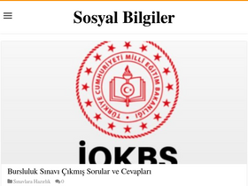 'sosyalbilgiler.org' screenshot