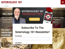 'soteriology101.com' screenshot