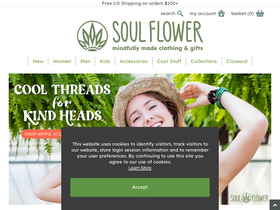 'soul-flower.com' screenshot