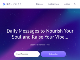 'soulvibe.com' screenshot