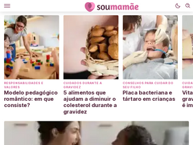 'soumamae.com.br' screenshot