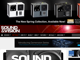'soundandvision.com' screenshot