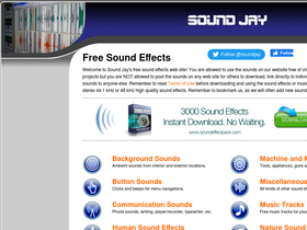 'soundjay.com' screenshot