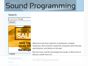 'soundprogramming.net' screenshot