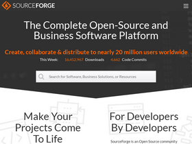 'sourceforge.net' screenshot
