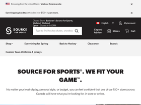 'sourceforsports.ca' screenshot