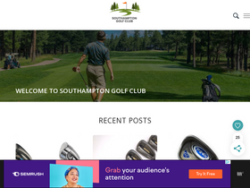 'southamptongolfclub.com' screenshot