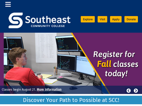 'southeast.edu' screenshot