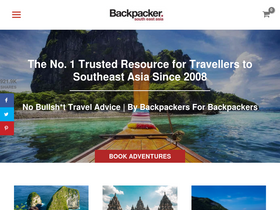 'southeastasiabackpacker.com' screenshot