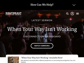 'southeastchristian.org' screenshot