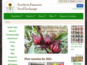 'southernexposure.com' screenshot
