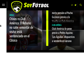 'soyfutbol.com' screenshot