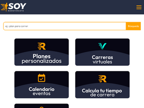 'soymaratonista.com' screenshot