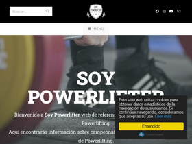 'soypowerlifter.com' screenshot