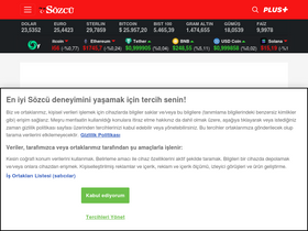 'sozcu.com.tr' screenshot