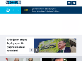 'sozcu18.com' screenshot