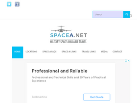 'spacea.net' screenshot