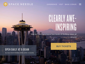 'spaceneedle.com' screenshot